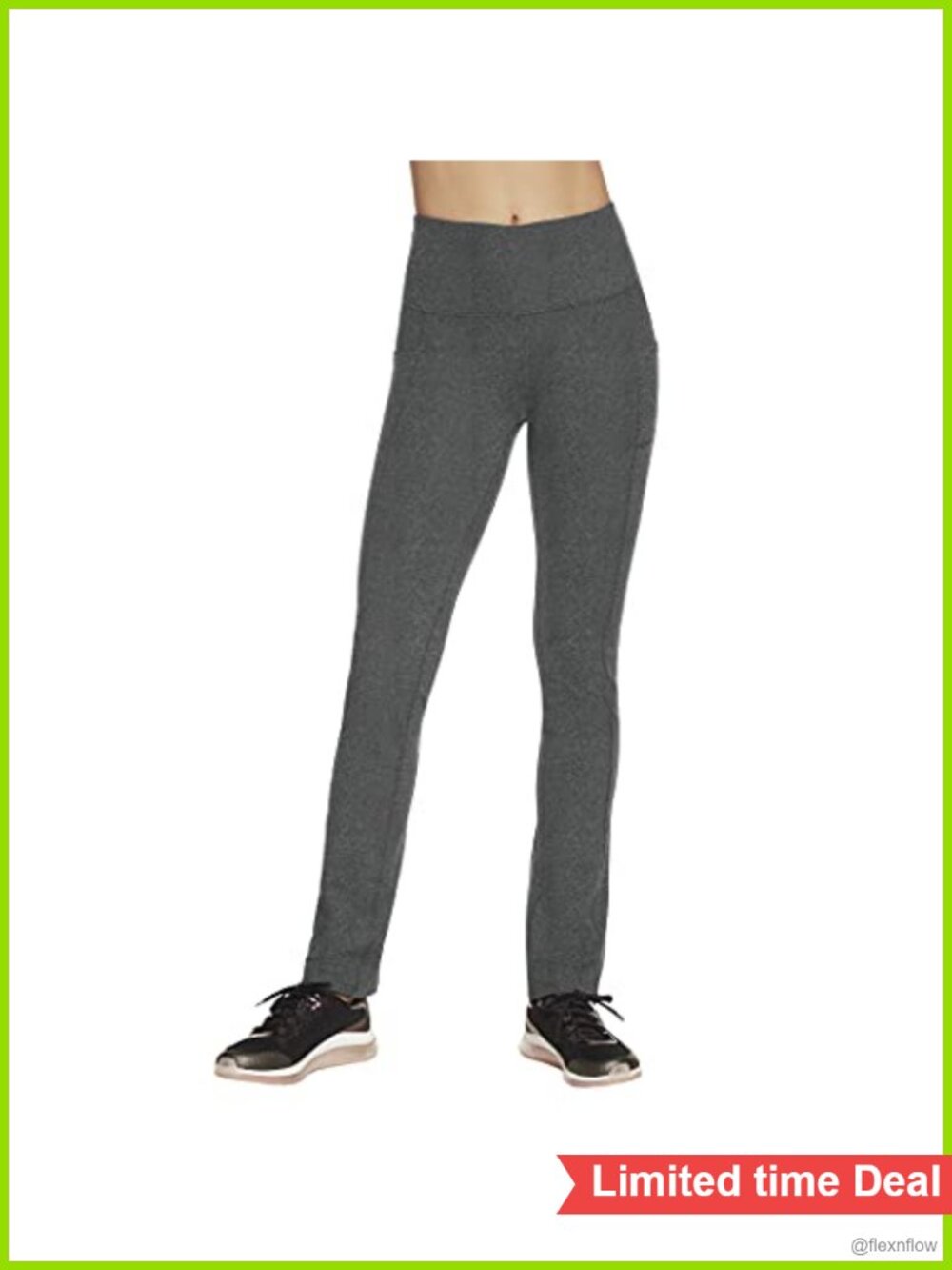 Skechers GO Walk Joy High Waisted Athletic Pants Boot Cut